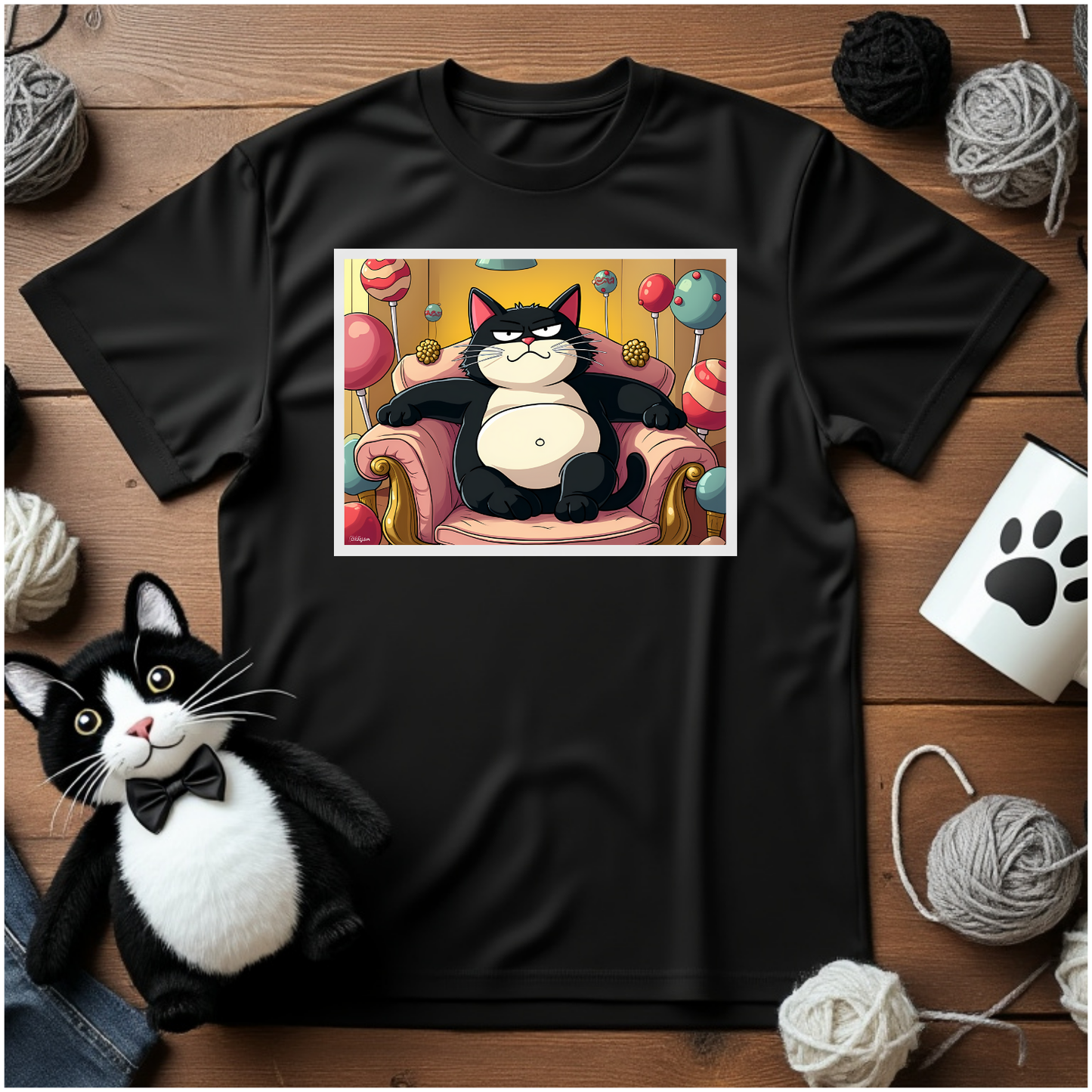 Just Faxy "Candy King" Tee – Rule Your Sweet Kingdom 🍭👑
