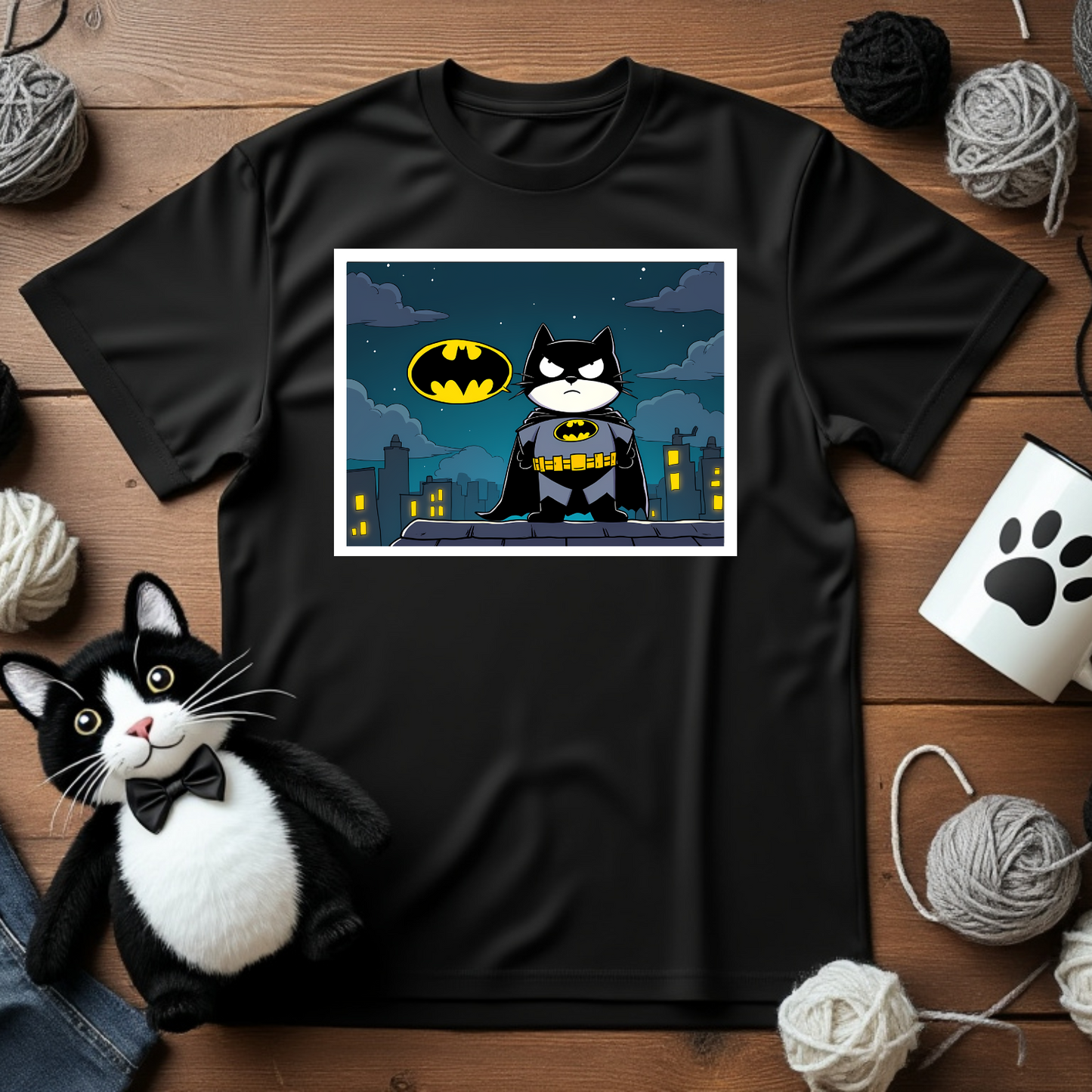 Faxy Batcat Tee - Embrace the Night! 🦇🐱