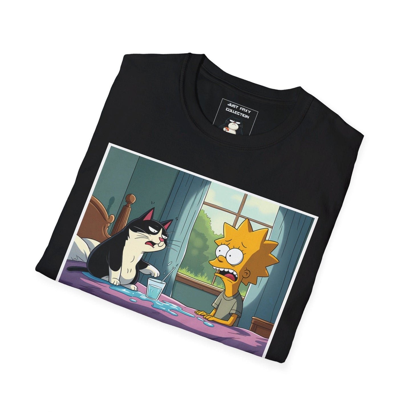 Just Faxy - Morning Mischief Cat Lover T-Shirt 🐱👤