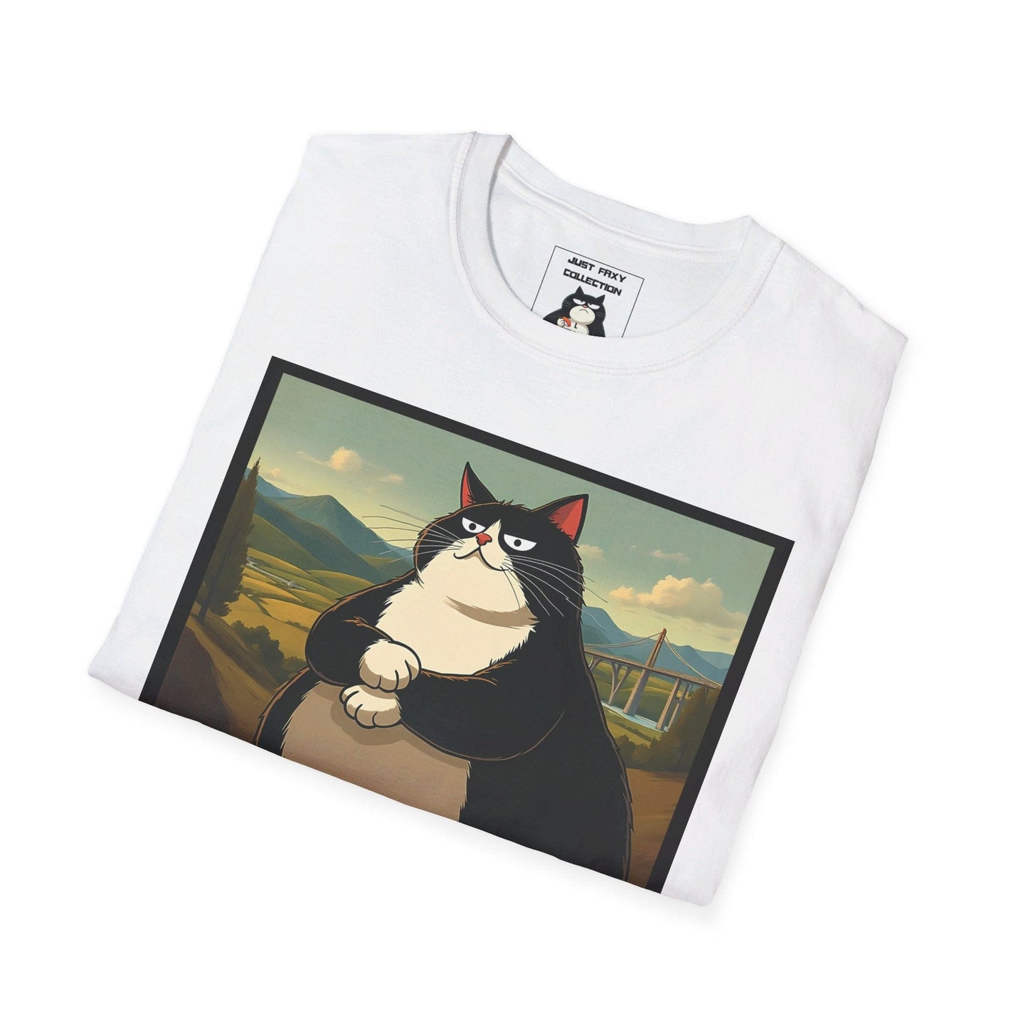 Faxy's "Meow-nalisa" Tee – The Purrfect Blend of Art and Sass 🎨🐱