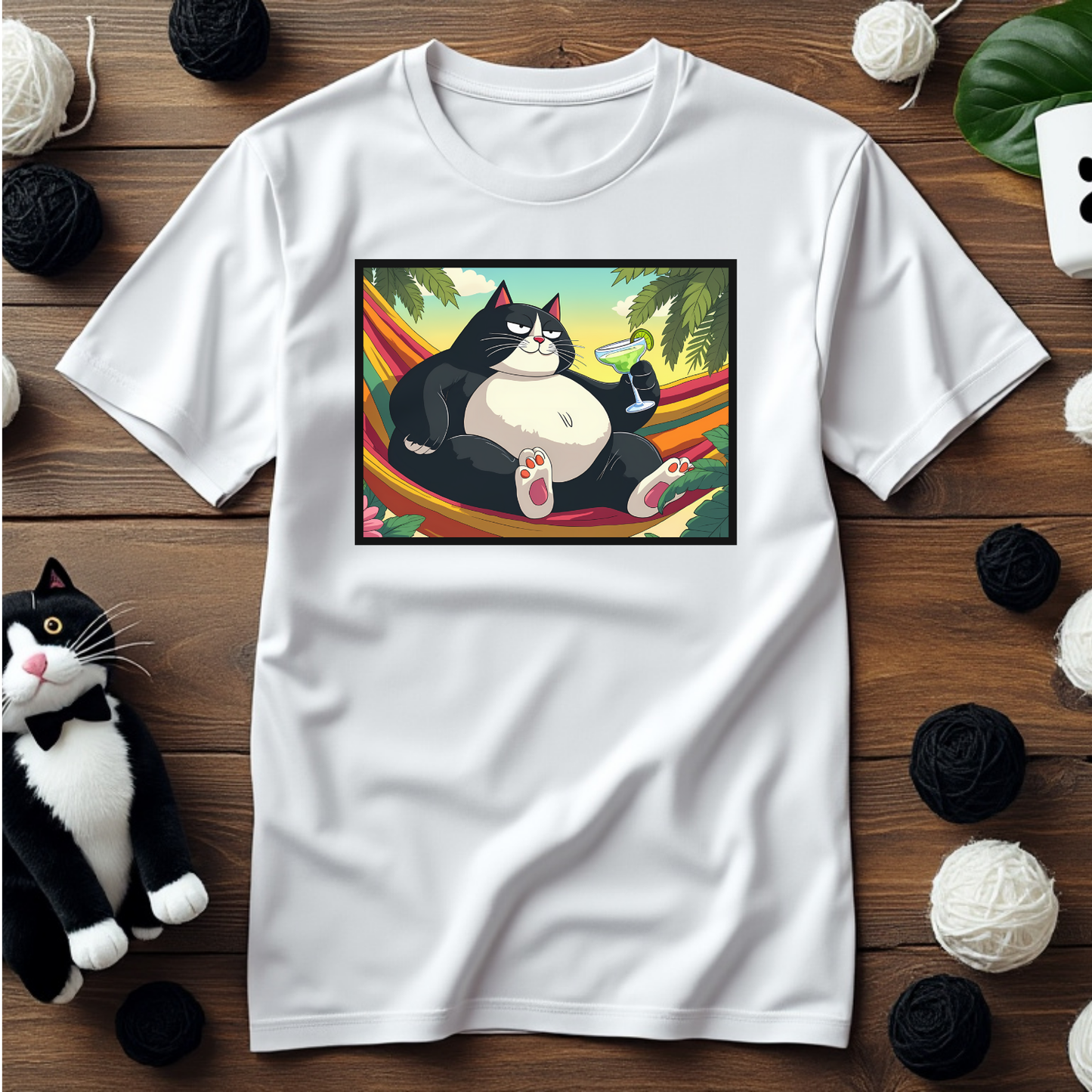 Just Faxy Chillaxing Tee – The Purrfect Cat Lover's T-Shirt! 🐾