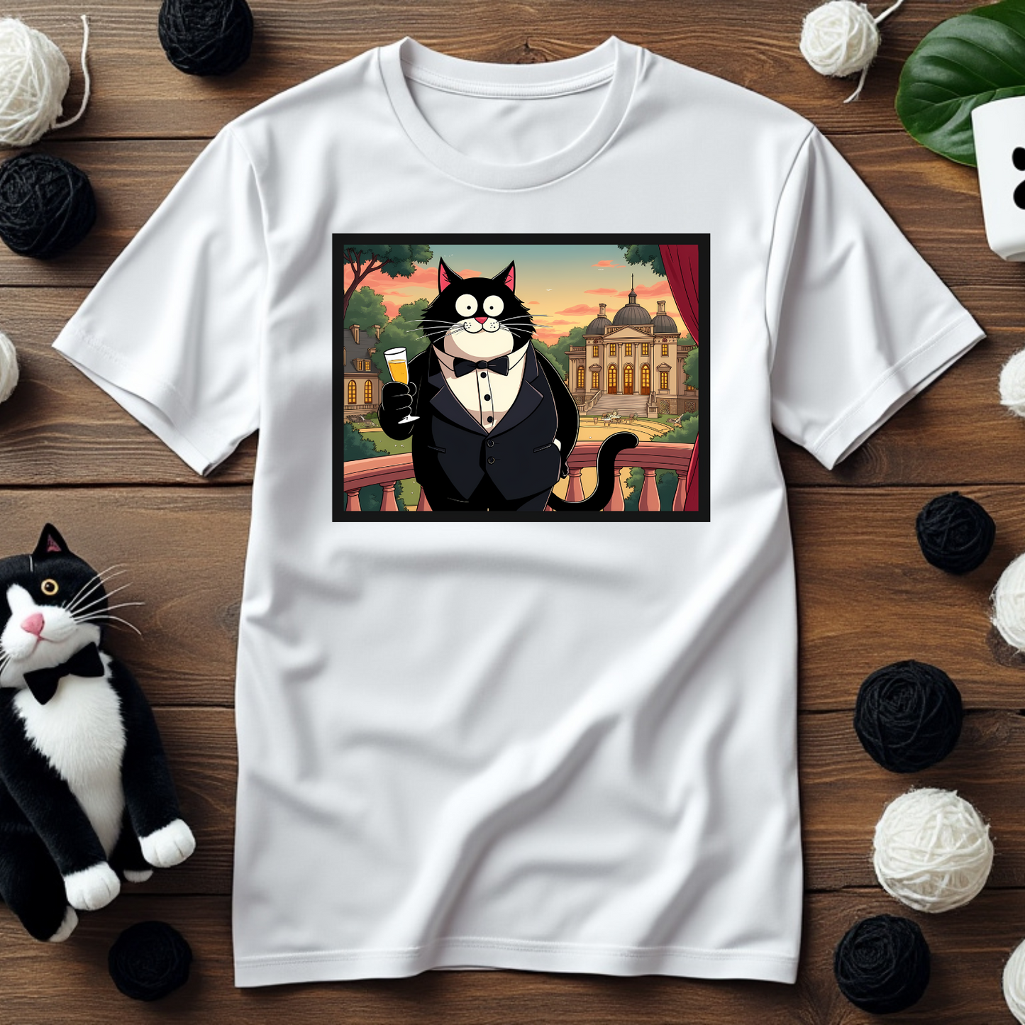 Faxy "Paw-scar Night" Tee – The Cat's Meow of Elegance 🏆✨