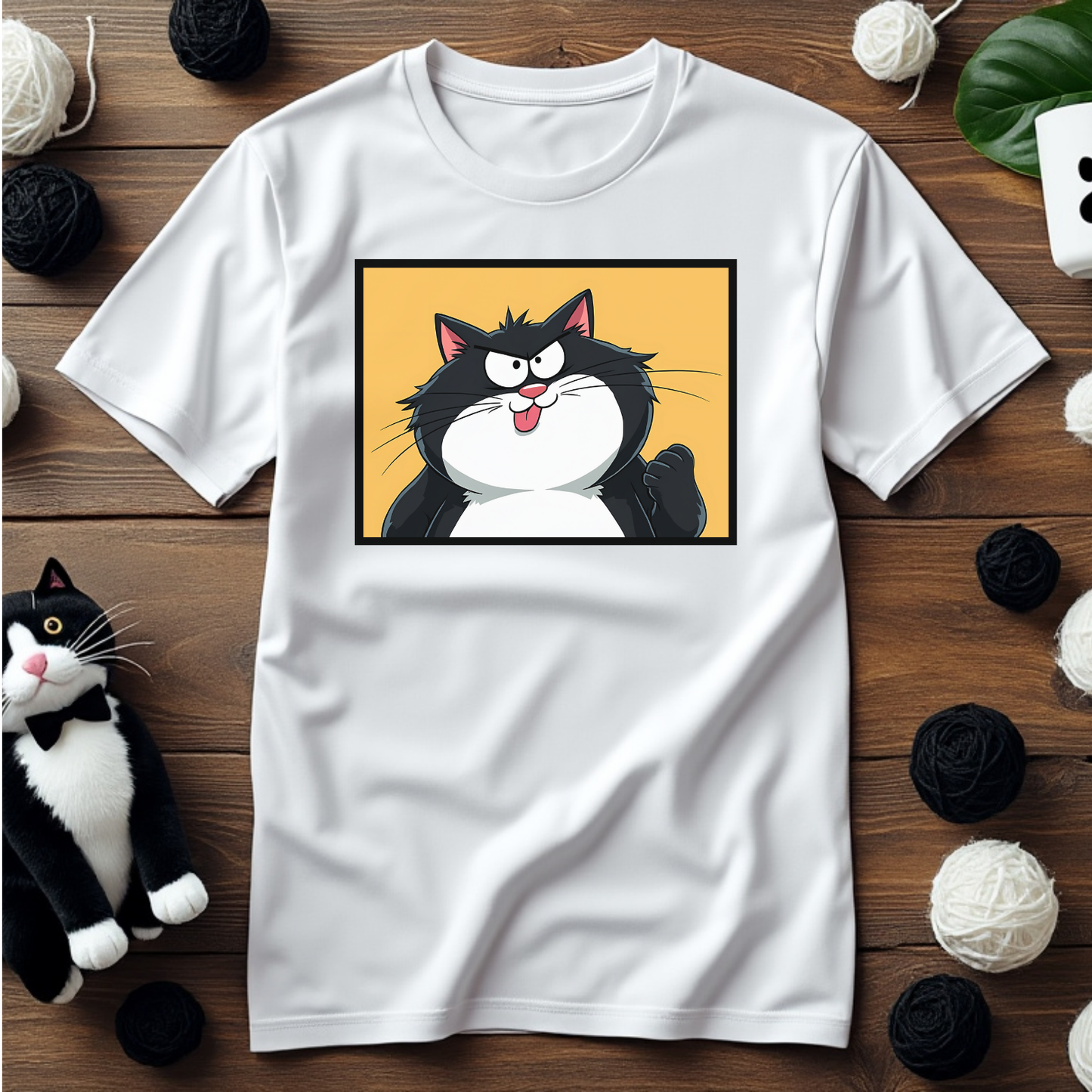 Just Faxy Mischief Tee – Faxy’s Got Attitude! 😼✌️