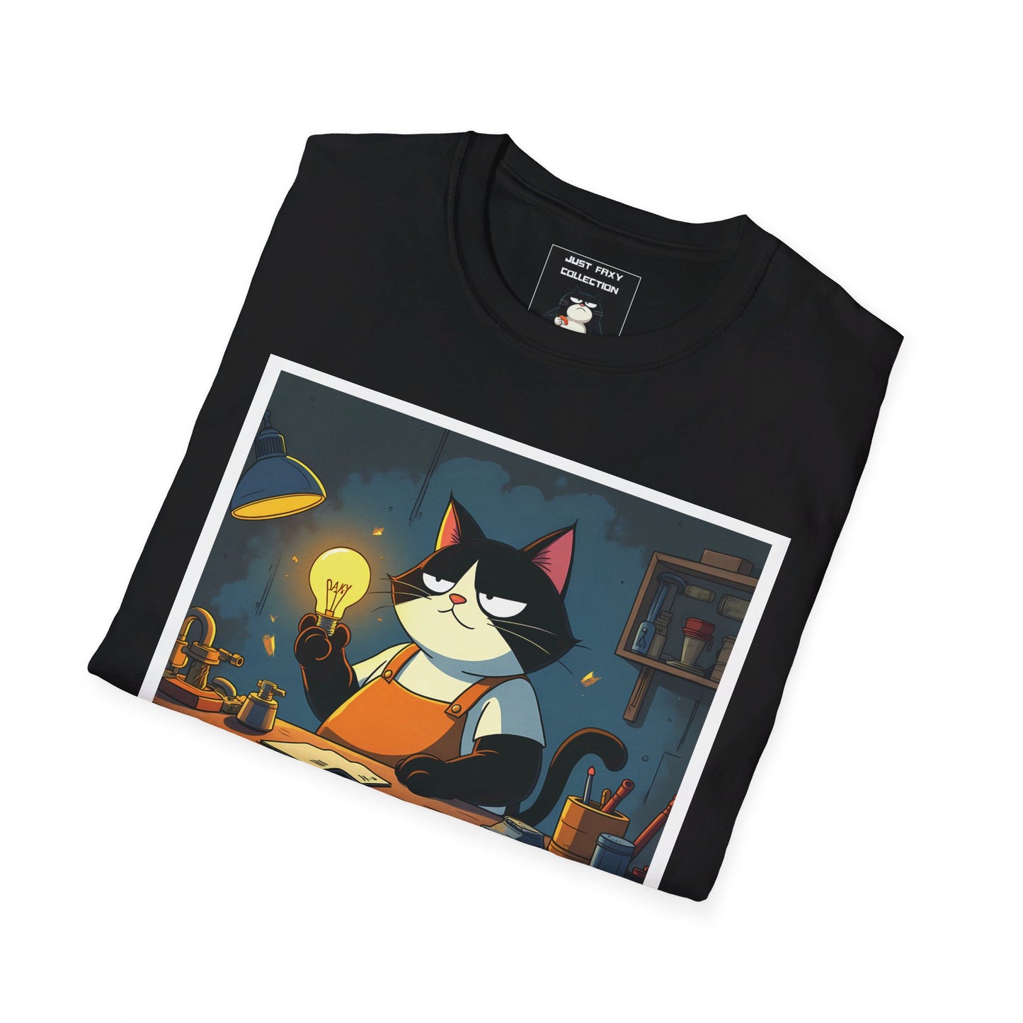 Faxy "Inventor's Spark" Tee – Illuminate Your Style! 💡🐾