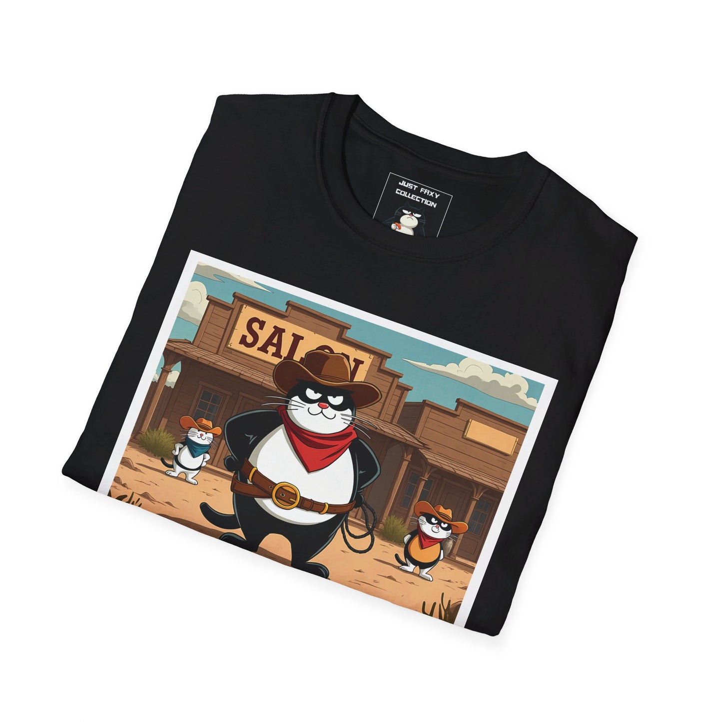 Faxy "Wild West Whiskers" Tee – Yeehaw with Purr-sonality! 🤠🐾