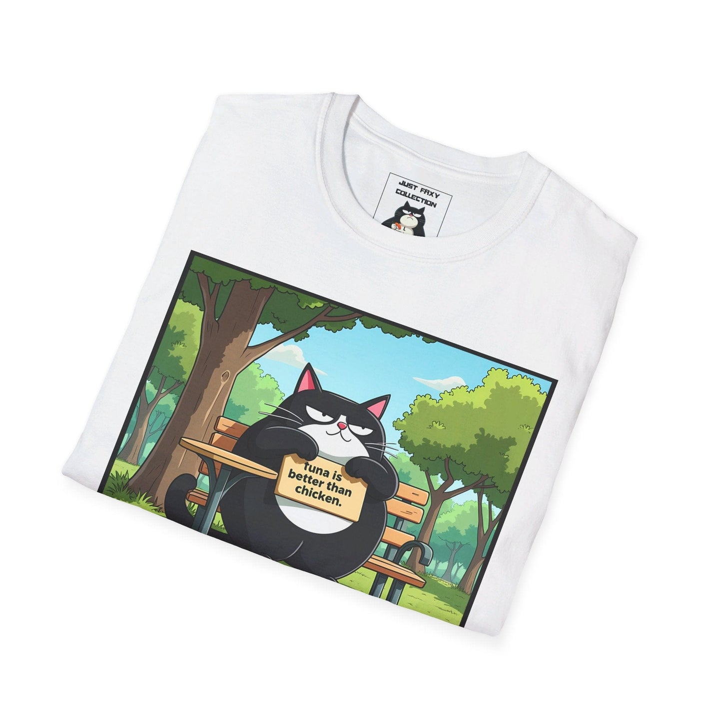 Just Faxy "Tuna is Better" Tee – For the Discerning Palate of Felines Everywhere 🍣🐱