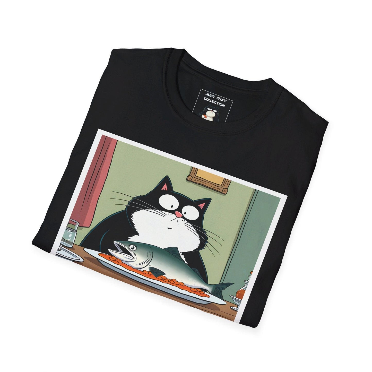 Surprised Faxy "Fish Feast Fiasco" Tee – Bigger Fish to Fry 🐟😲