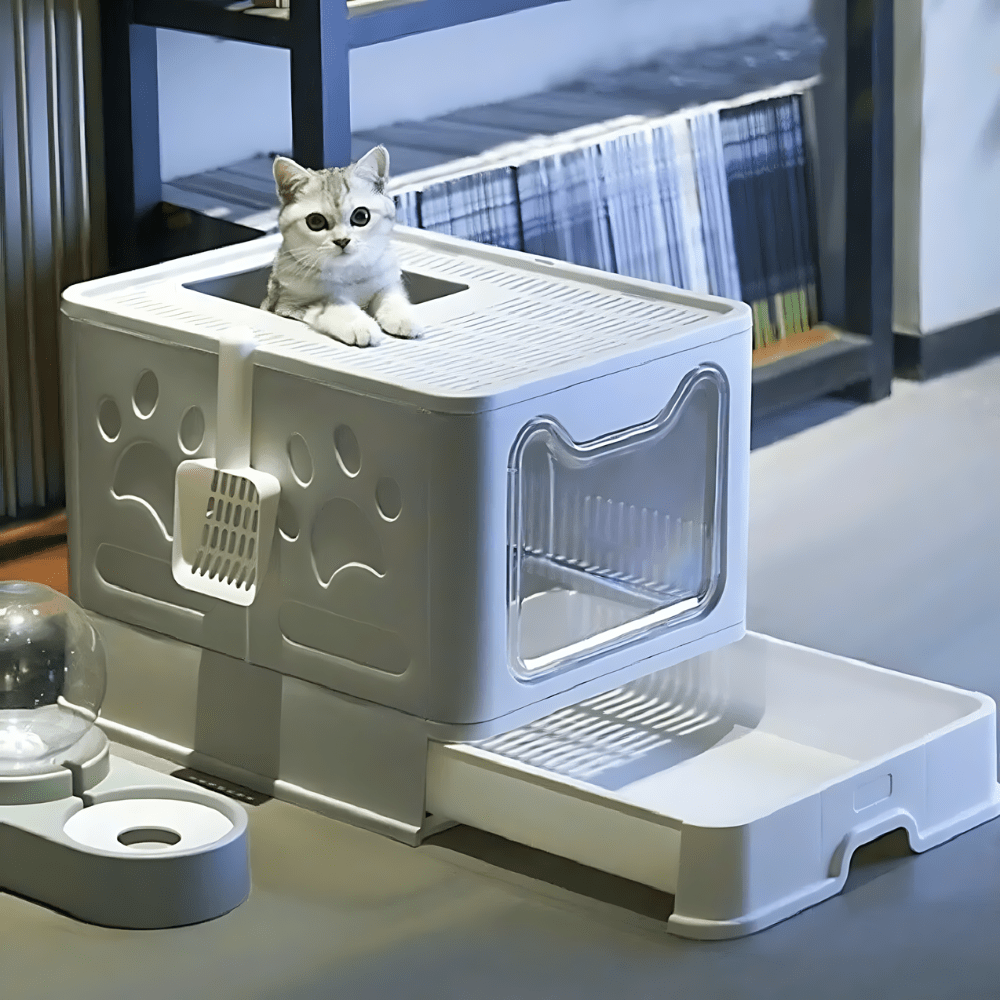 Meowtopia TravelEase Foldable Cat Litter Box