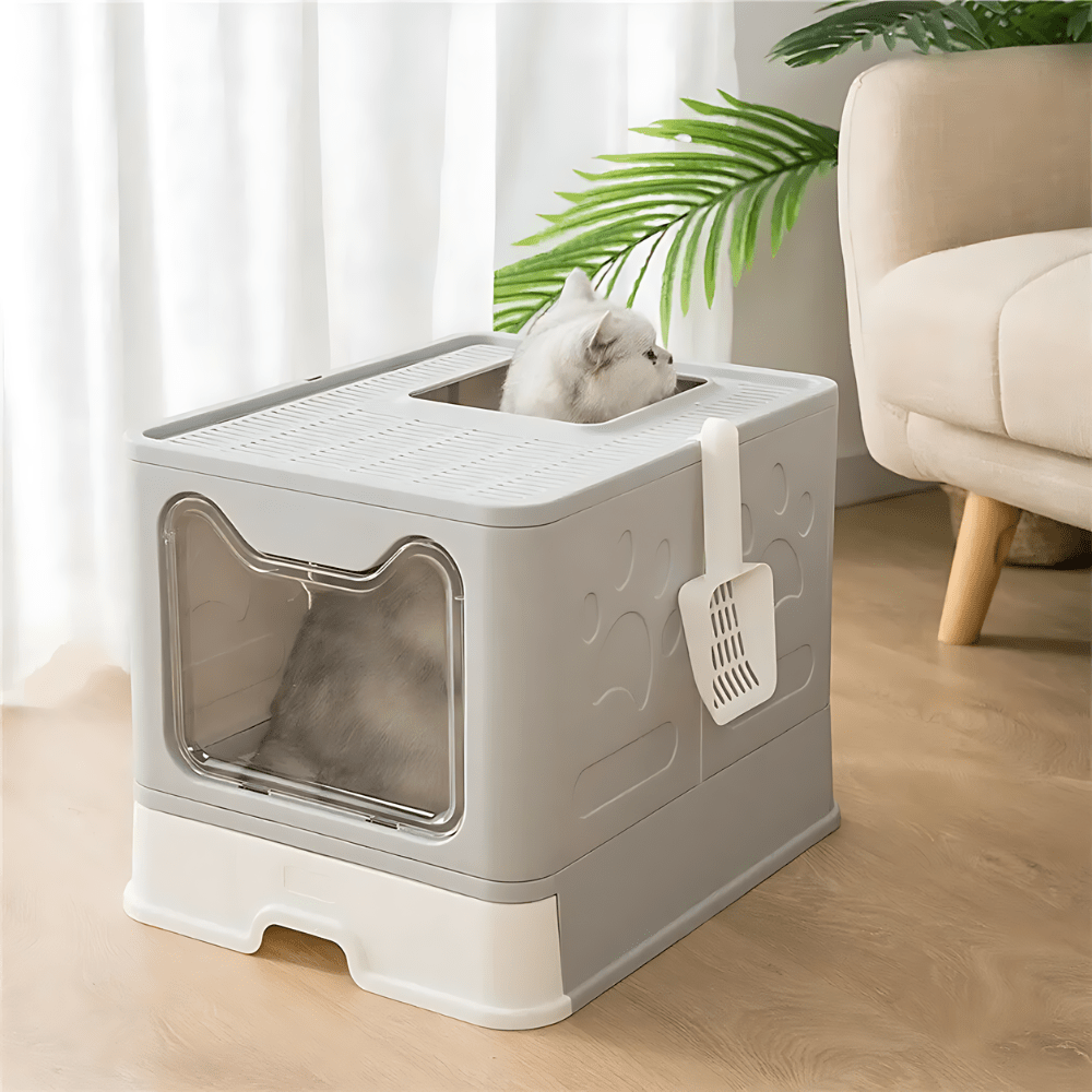 Meowtopia TravelEase Foldable Cat Litter Box