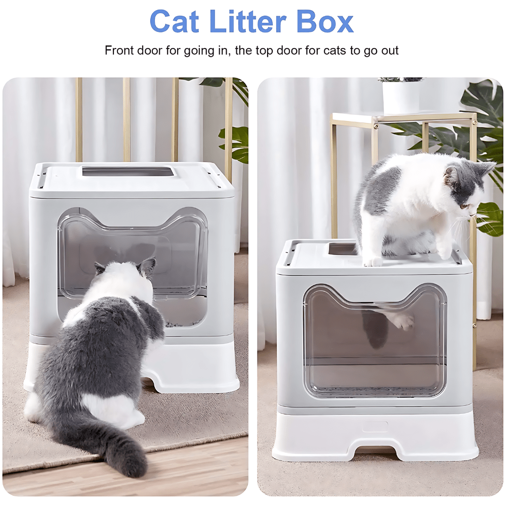 Meowtopia TravelEase Foldable Cat Litter Box