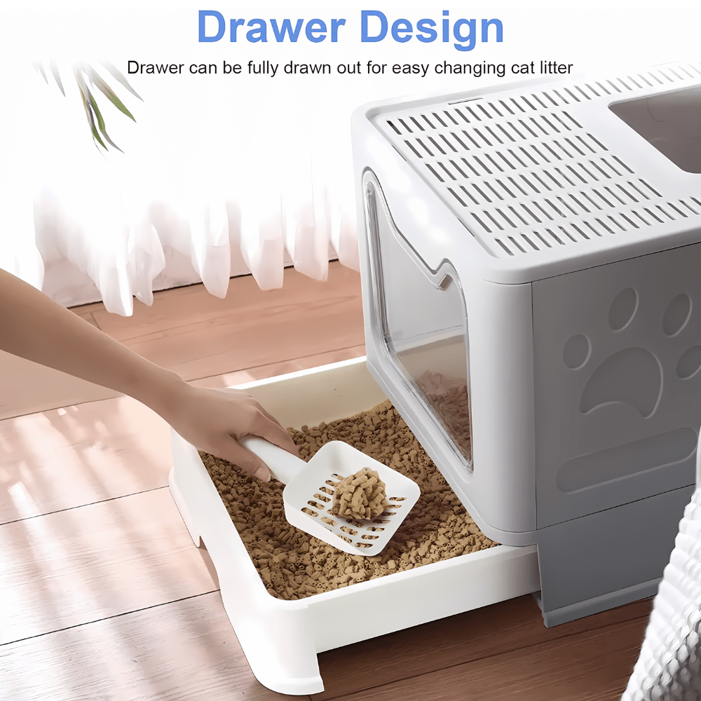 Meowtopia TravelEase Foldable Cat Litter Box