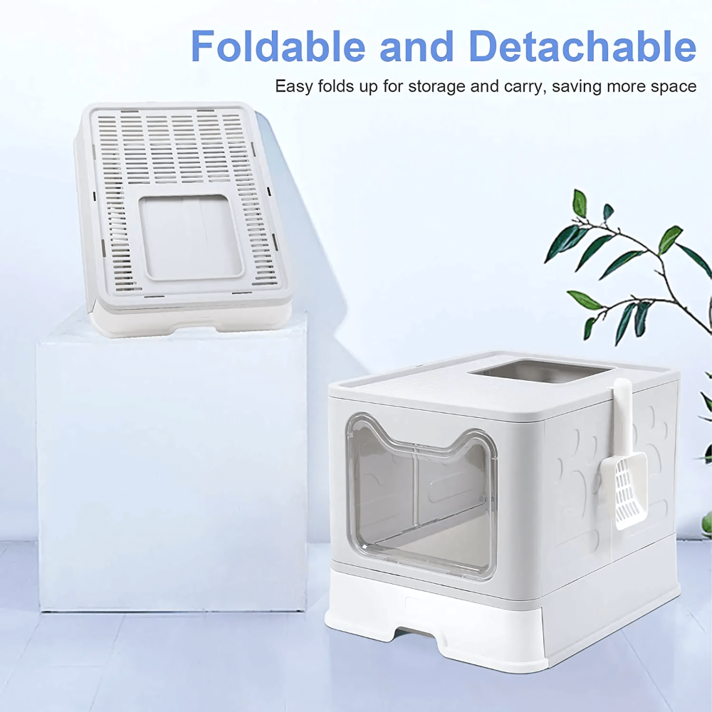 Meowtopia TravelEase Foldable Cat Litter Box