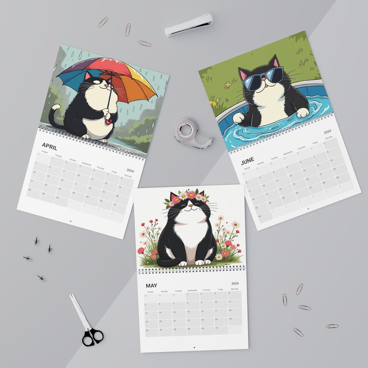 Faxy Adventures Calendar 2024 by Meowtopia