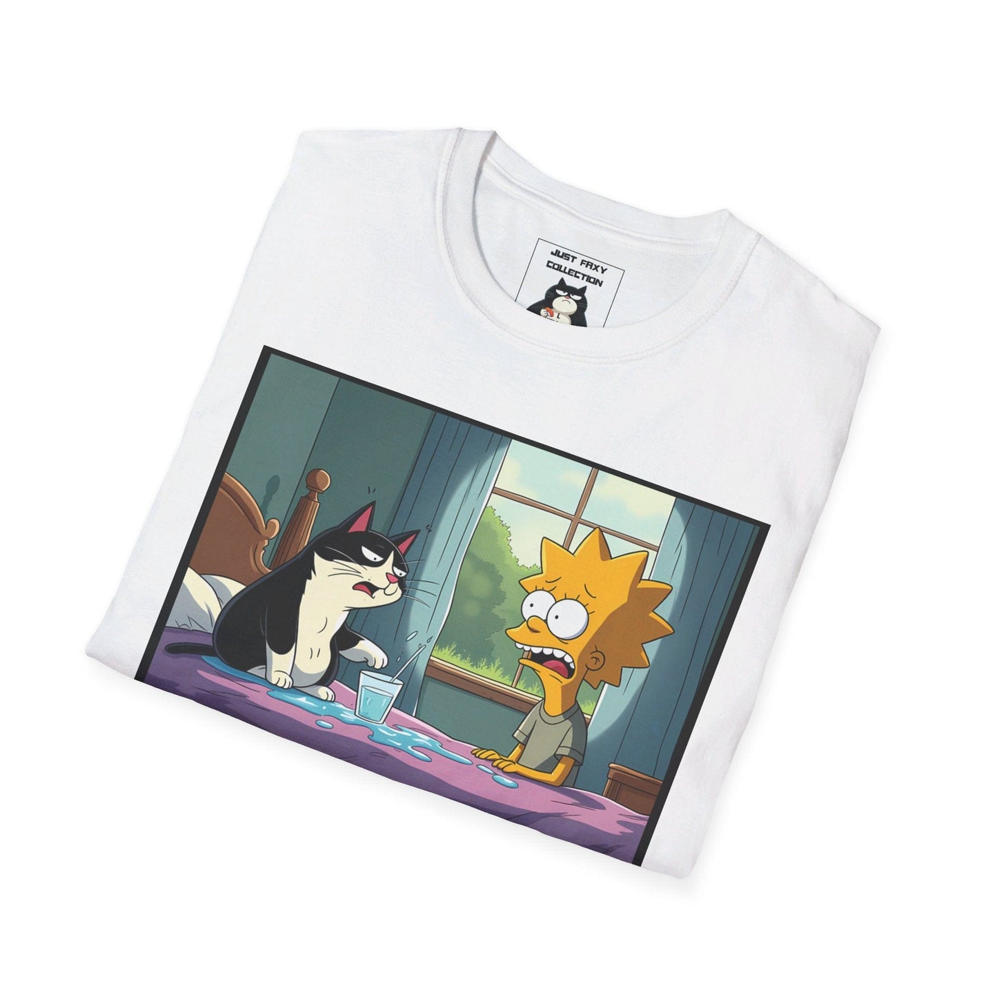 Just Faxy - Morning Mischief Cat Lover T-Shirt 🐱👤