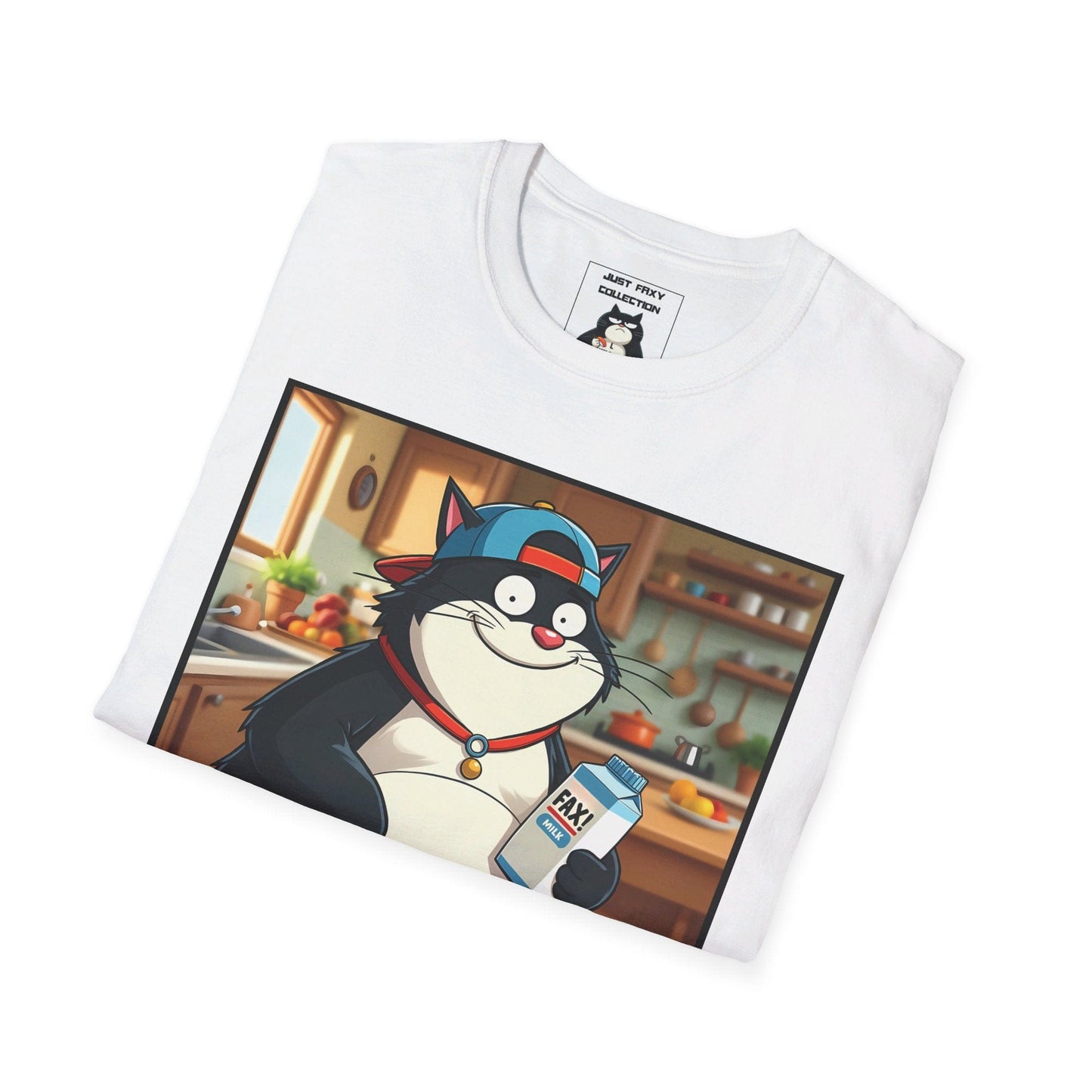 Just Faxy "Milk Break" Tee – Stay Cool, Stay Fresh! 🥛😎