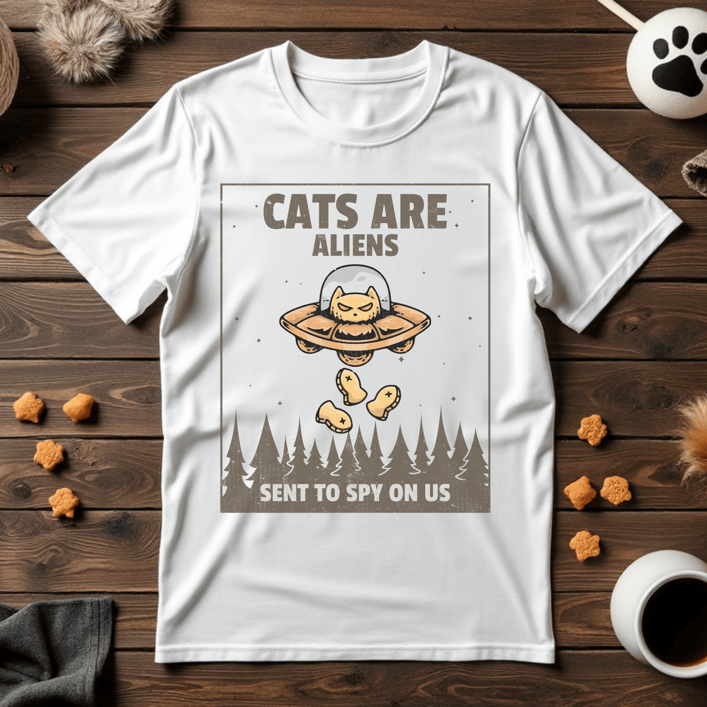 Cats Are Aliens Unisex Tee