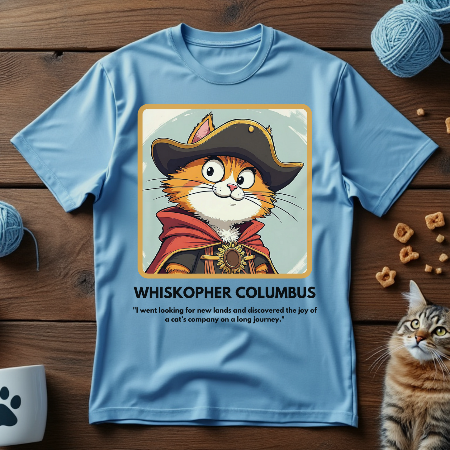 Whiskopher Columbus Unisex Tee