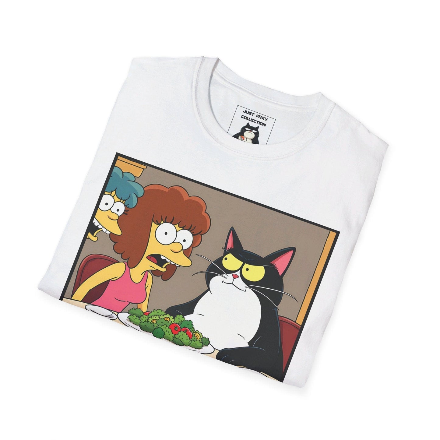 Just Faxy "Salad? Seriously?" Tee – Veggie Drama Alert 🥗🐾