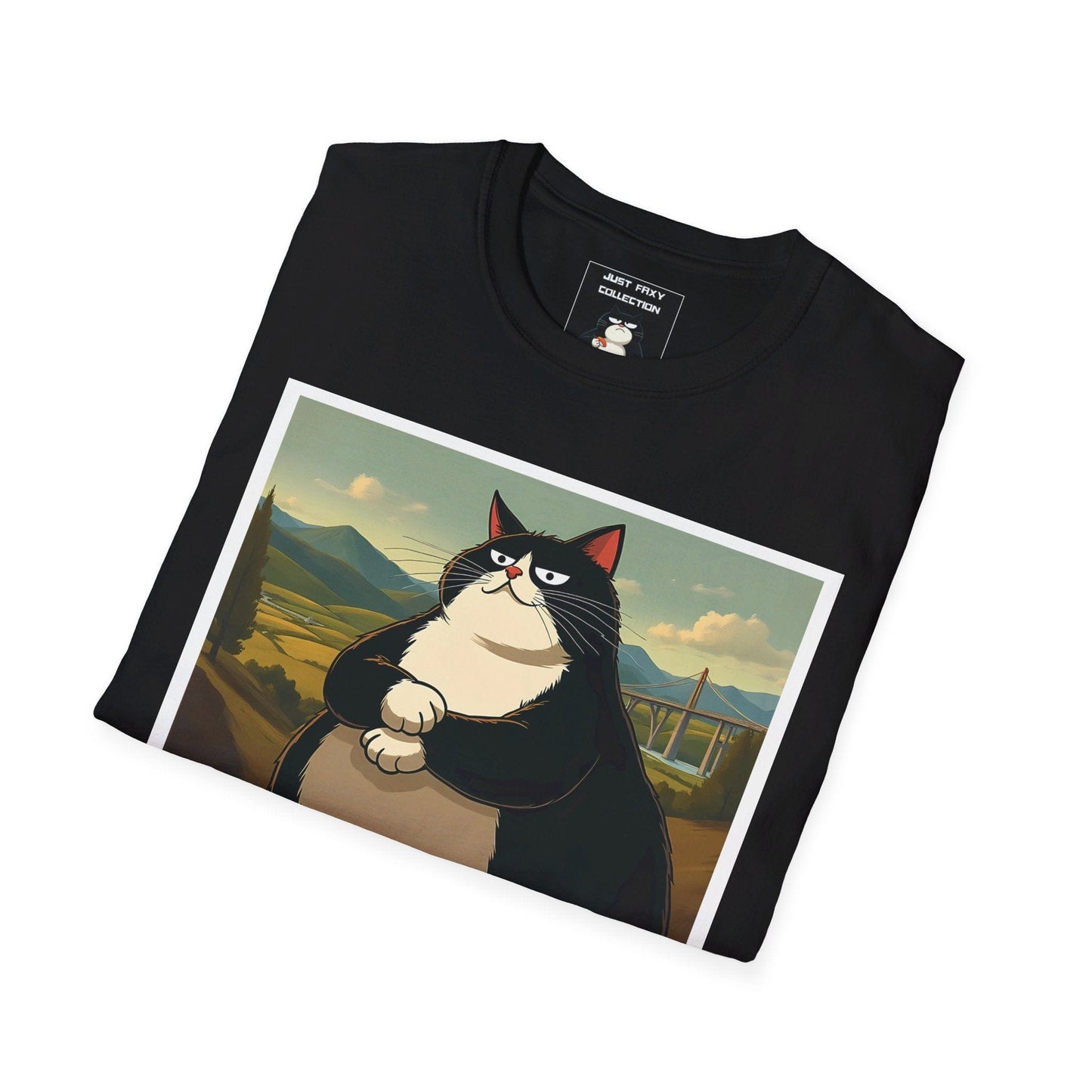 Faxy's "Meow-nalisa" Tee – The Purrfect Blend of Art and Sass 🎨🐱