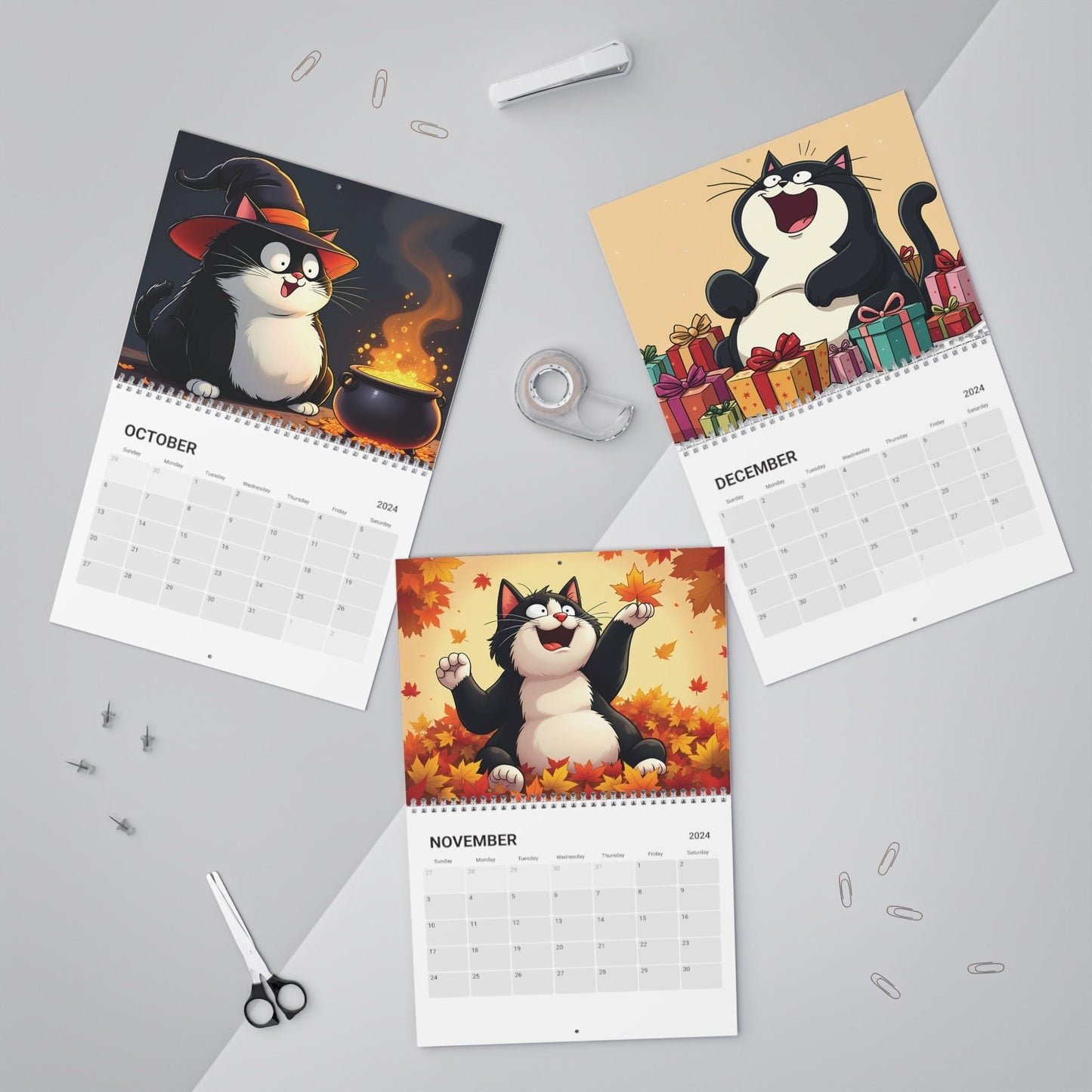 Faxy Adventures Calendar 2024 by Meowtopia