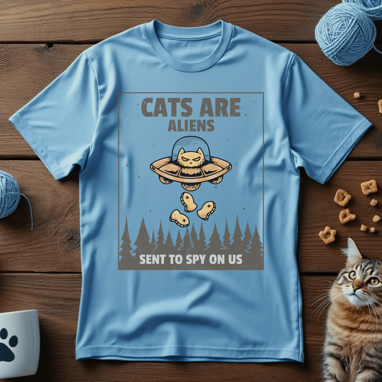 Cats Are Aliens Unisex Tee