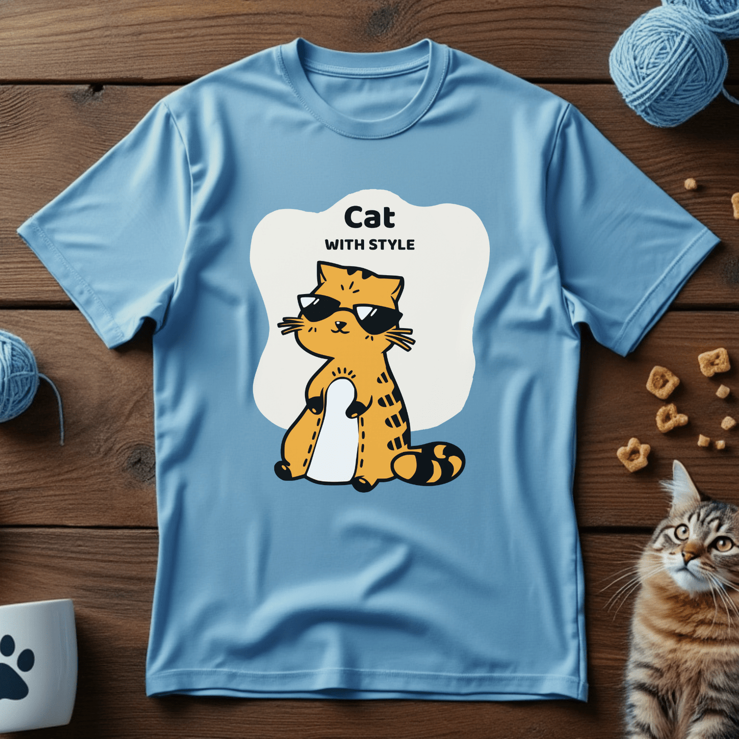 Cat With Style Unisex Tee