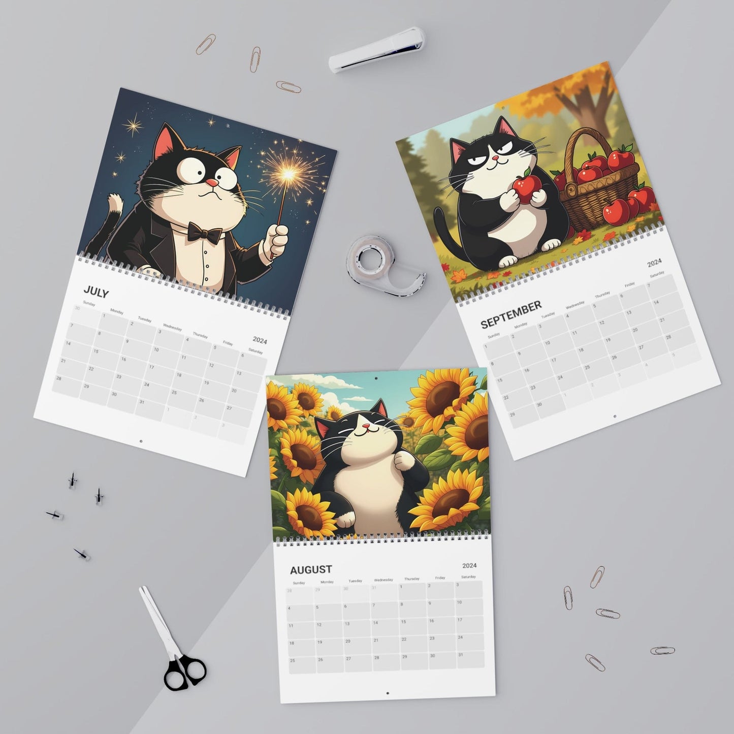 Faxy Adventures Calendar 2024 by Meowtopia