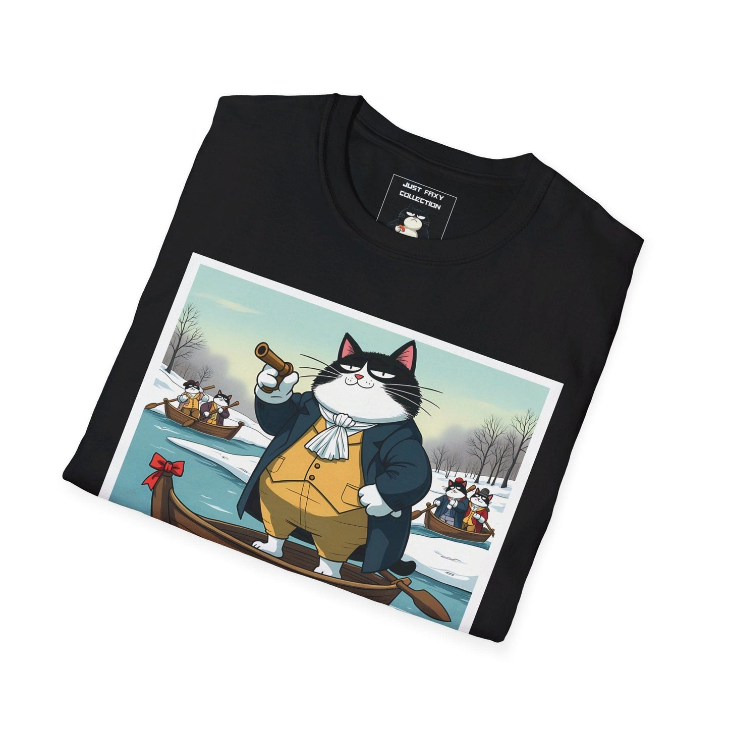 Faxy's "Revolutionary Nap" Tee – Leading the Charge for More Catnaps! 🐾🚣♂️