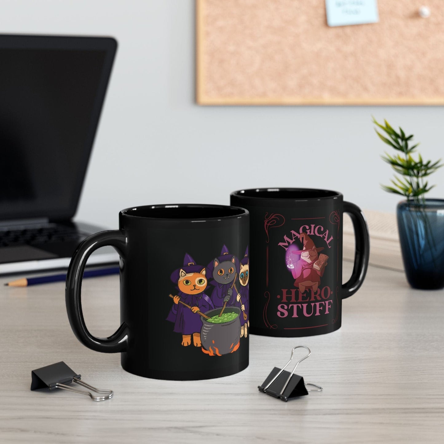 Purrfect Brew Magical Hero Stuff Mug (11oz, 15oz)