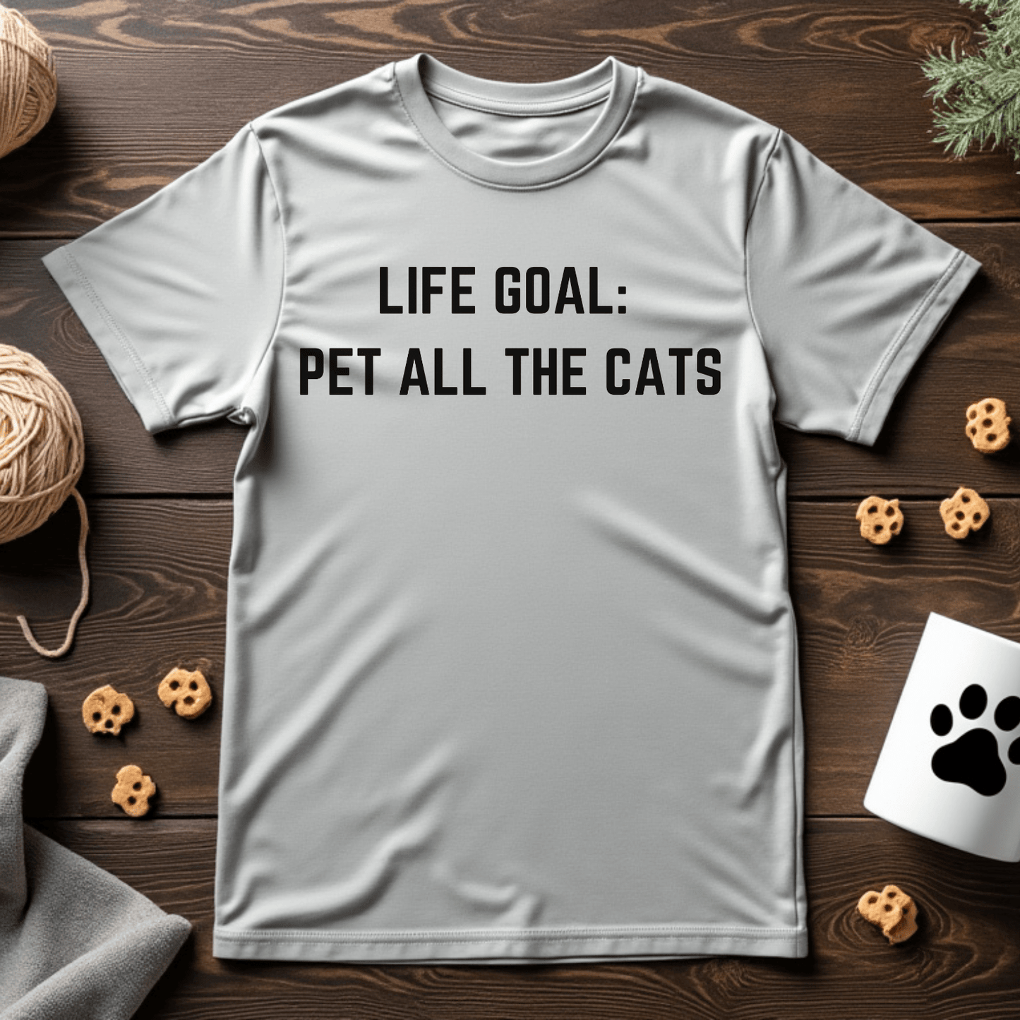 Life Goal: Pet All the Cats Unisex Tee