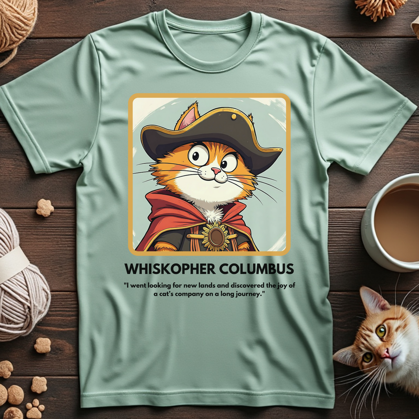 Whiskopher Columbus Unisex Tee