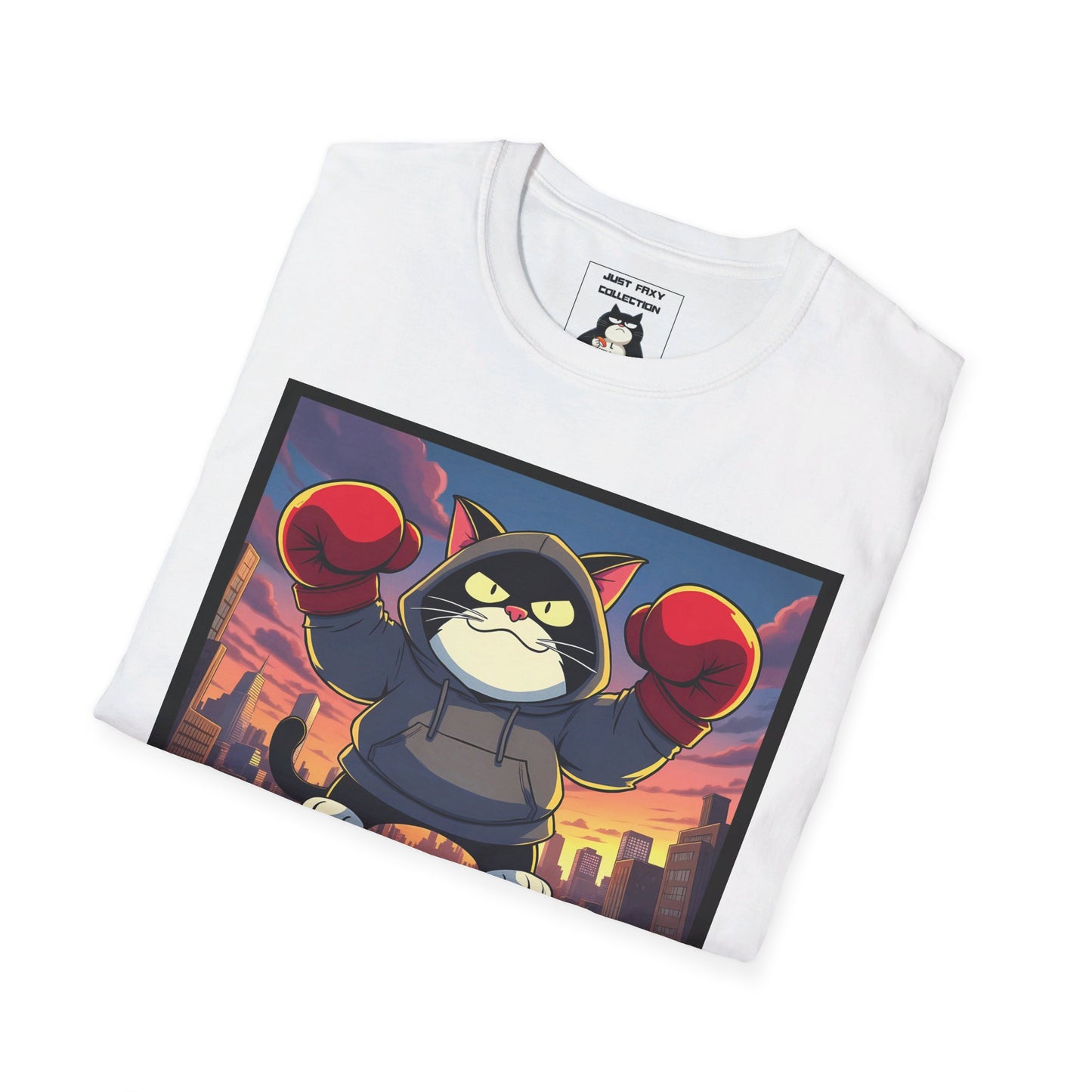 Faxy Rocky Tee - Ready to Rumble! 🥊🐱