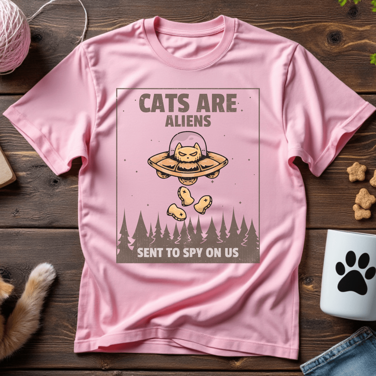 Cats Are Aliens Unisex Tee