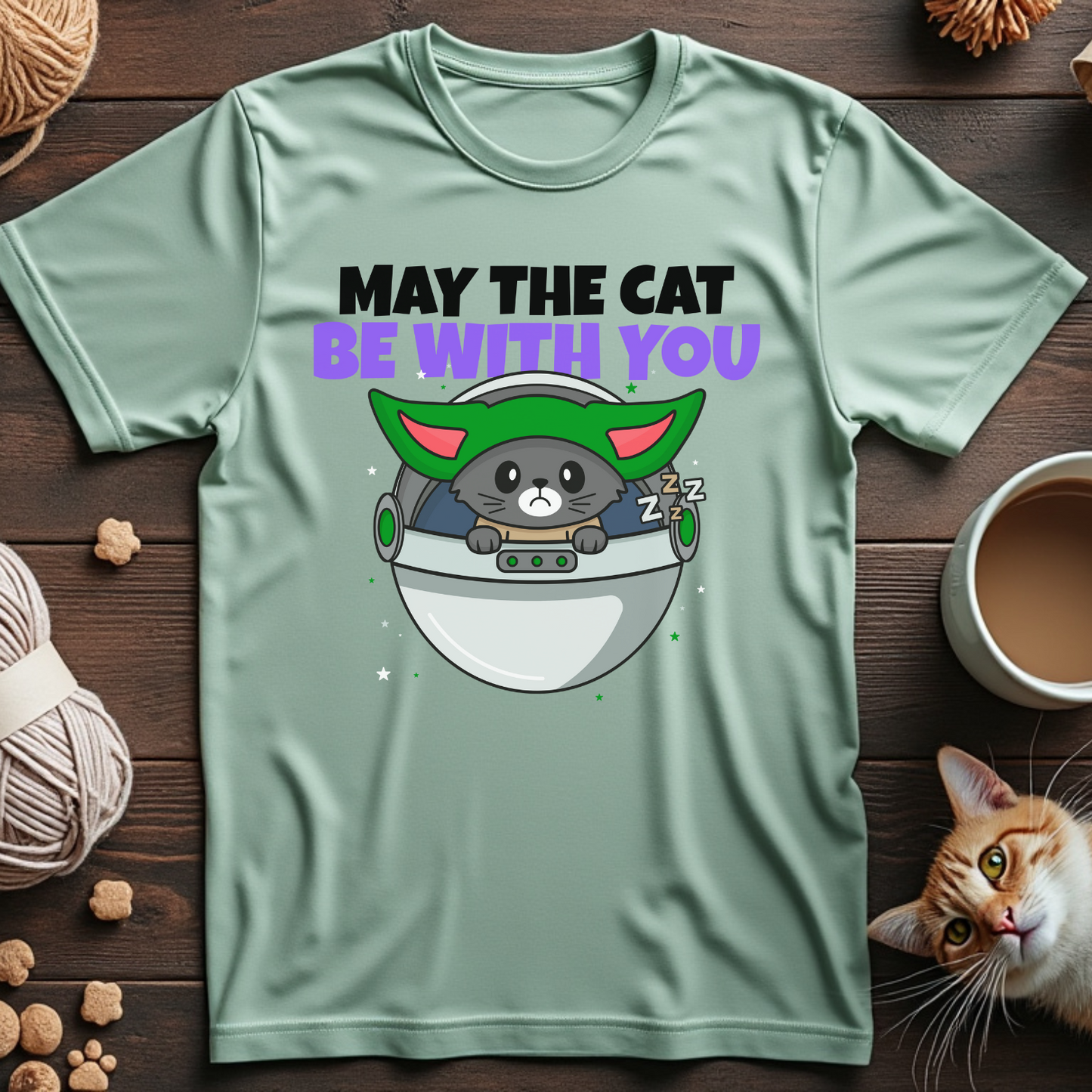 May the Cat Be with You Unisex Tee