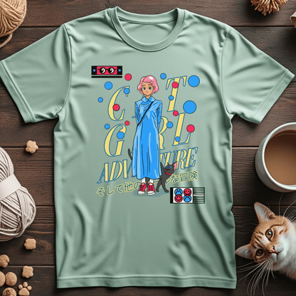 Cat Girl Adventure Unisex Tee