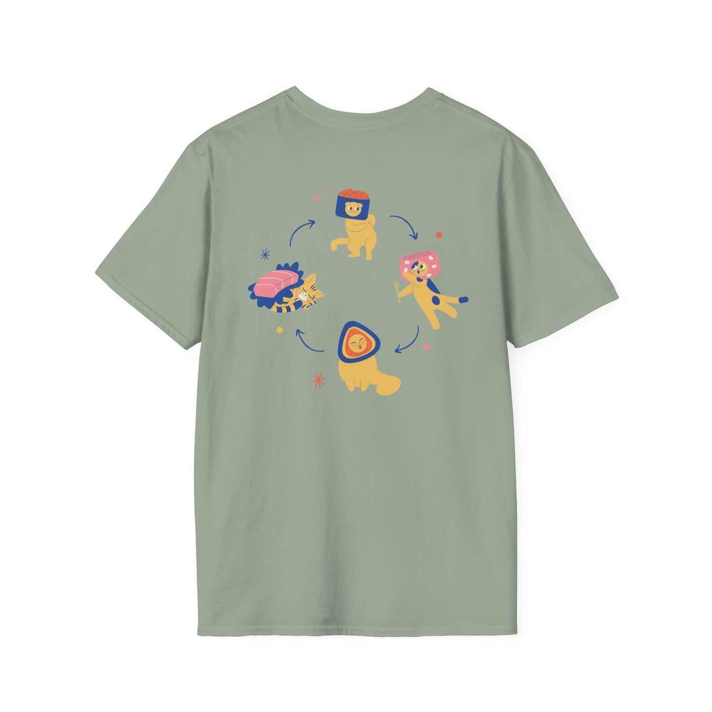 Paw-Tern Unisex Tee [Front & Back Design]