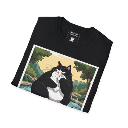 "The Thinker Faxy" Contemplation Tee – Reflect in Feline Style 🧠🐾