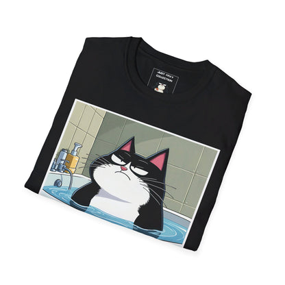 Just Faxy "Bath Time Blues" Tee – When You're Not Feeling It 🛁😾