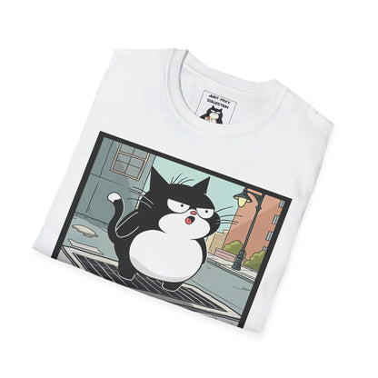 "Faxy's Iconic Subway Vent" Tee – Catch the Breeze with Faxy! 🌬️😼