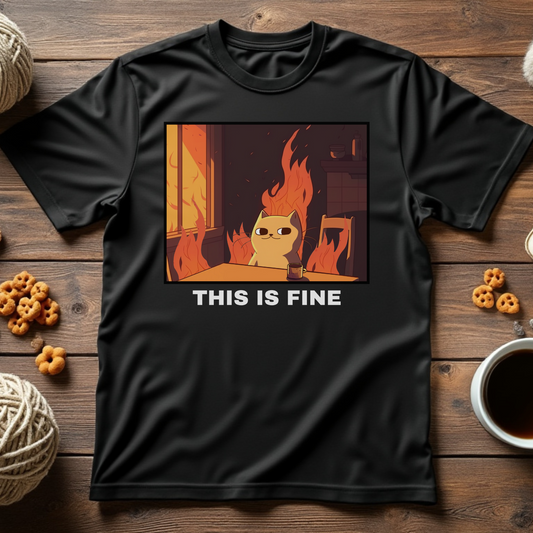 This Is Fine Unisex Tee