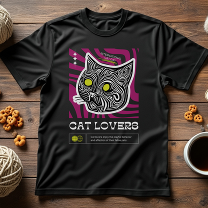 International Cat Day Unisex Tee [Front Design]