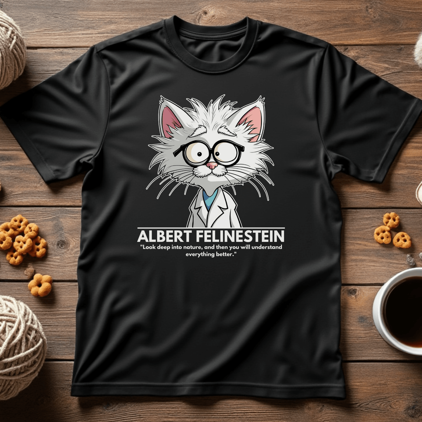 Albert Felinestein Unisex Tee