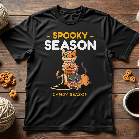 Spooky Season Candy Cat Unisex Tee