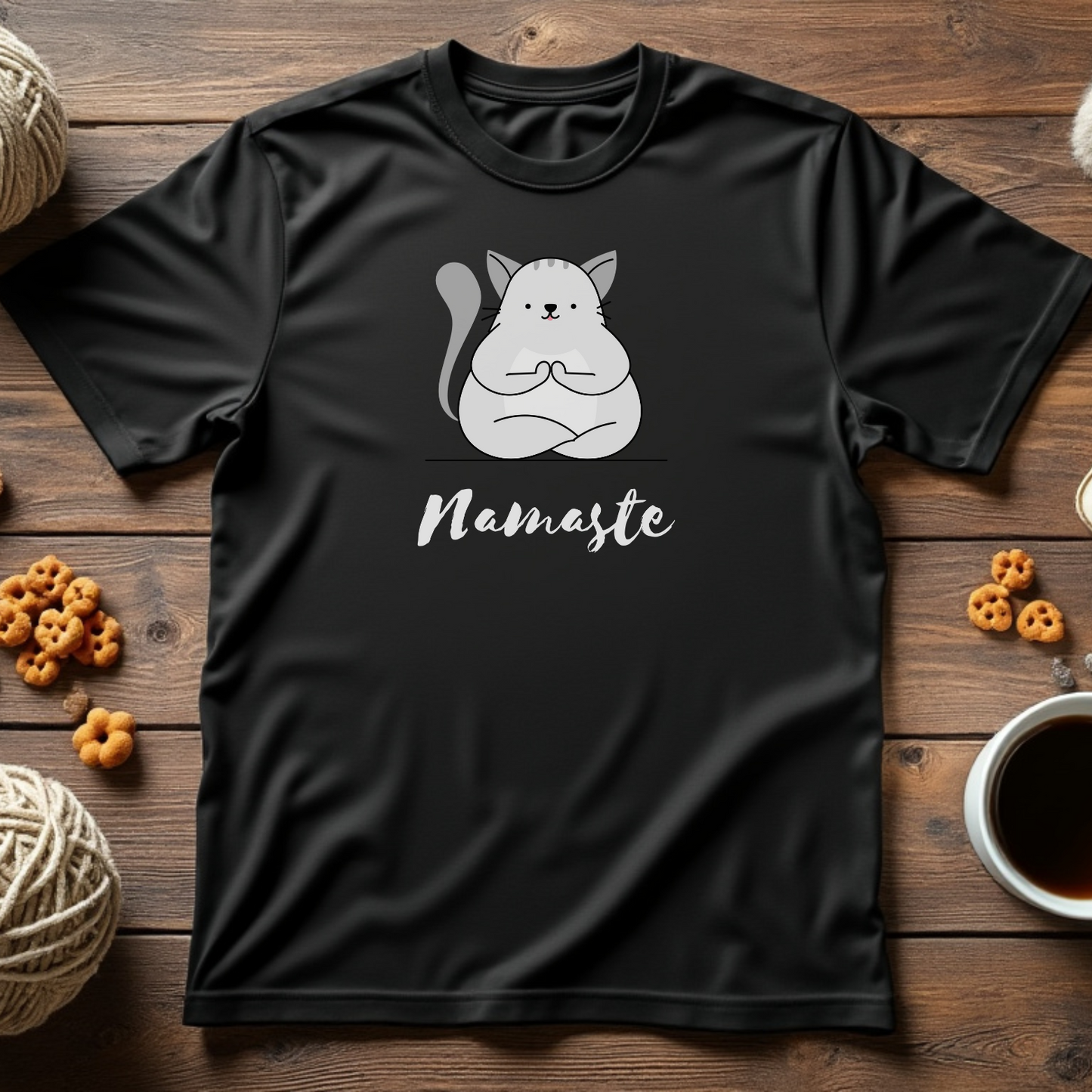 Namaste Cat Unisex Tee
