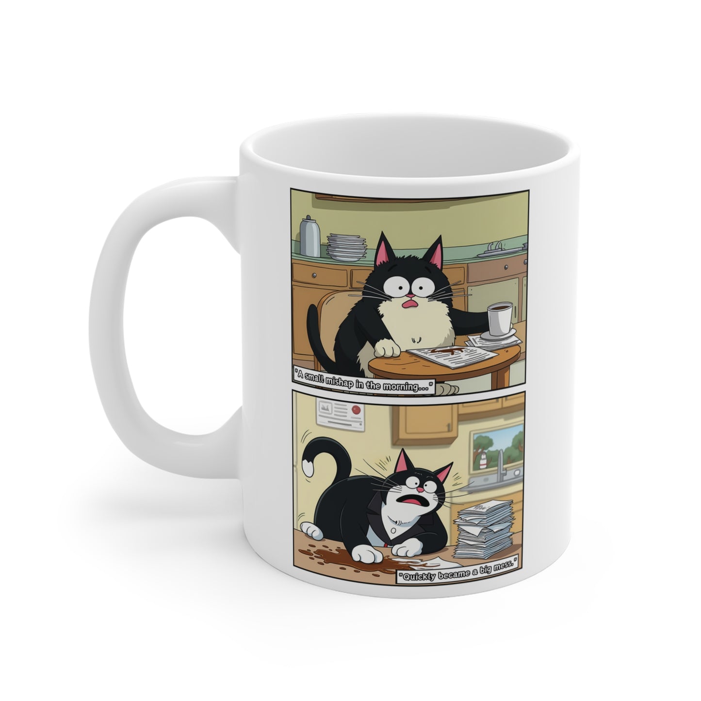 Faxy's Morning Mishap Mug - Start Your Day with a Smile