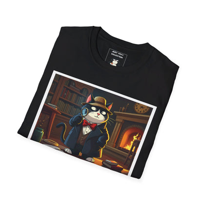 Detective Faxy Holmes Tee - The Curious Case of the Cat