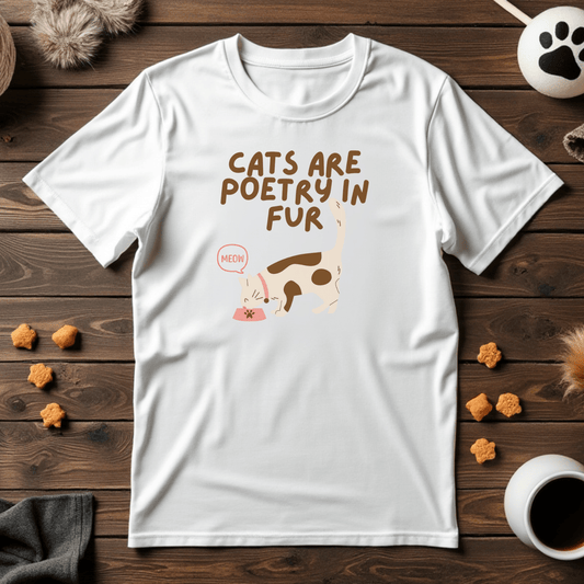 Cats Are Poetry in Fur Tee