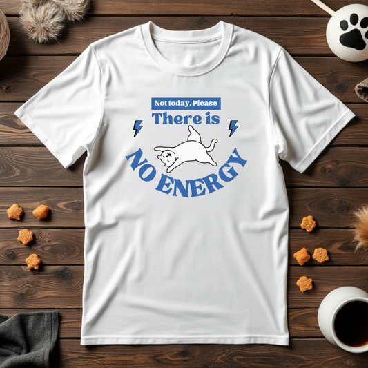 No Energy Cat Tee