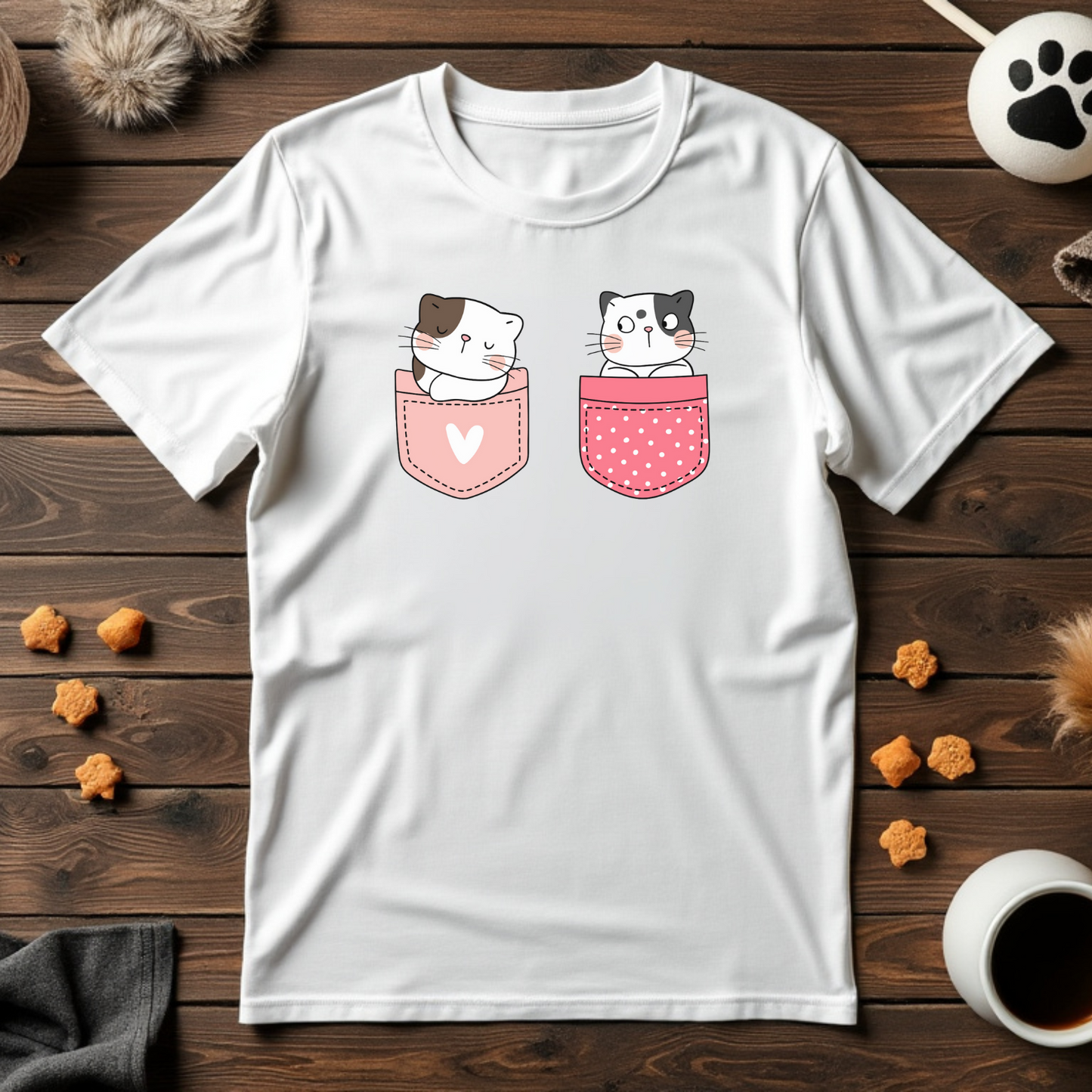 Pocket Pals Cat Tee