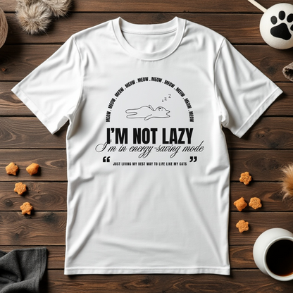 Energy Saving Mode Cat Tee
